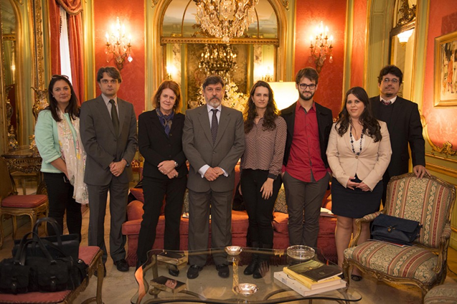 Reunión con el embajador de Brasil en España
