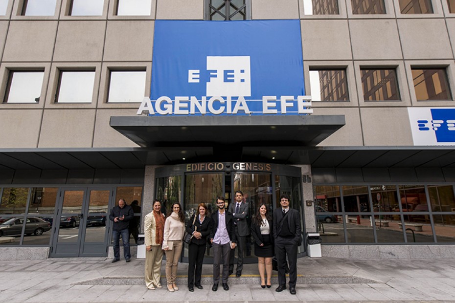 Os Líderes Brasileiros visitam a Agência EFE