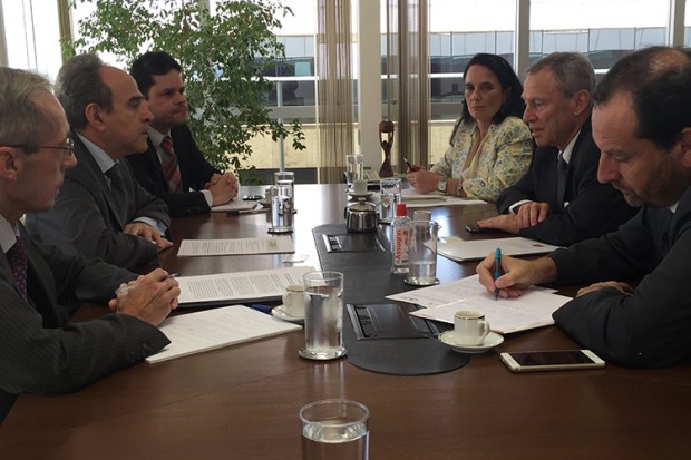El Embajador de España en Brasil visita la Agencia Brasileña de Cooperación