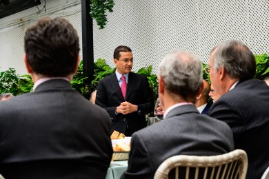 Almuerzo privado con el vicepresidente de la Cámara de Diputados de Brasil